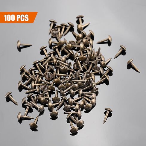 100pcs Thicken Iron Nails for Wooden Furniture Drum Door with Sturdy Material (6 * 12MM) in Saudi Arabia