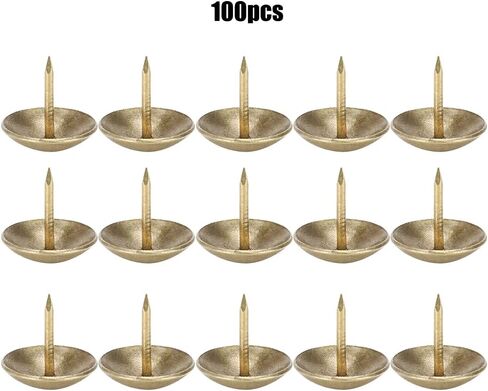 100Pcs Nail Cyan Bronze Iron Wooden Box Decorative Furniture Hardware Accessories Convenient to Uphols NailDrawing PinFurniture AccessoriesCraftUpholstery Tack in Saudi Arabia