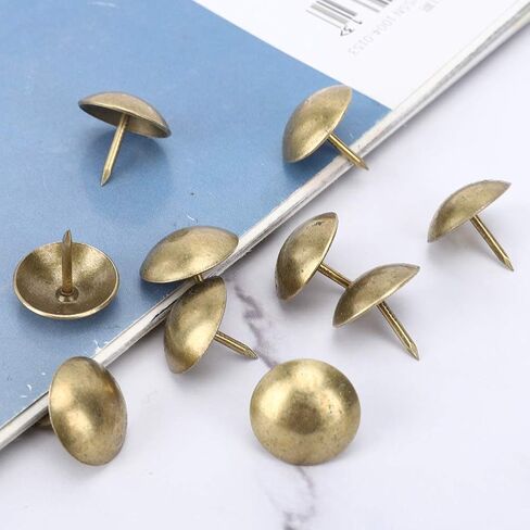 100Pcs Nail Cyan Bronze Iron Wooden Box Decorative Furniture Hardware Accessories Convenient to Uphols NailDrawing PinFurniture AccessoriesCraftUpholstery Tack in Saudi Arabia