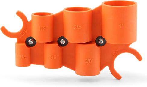 1/4'' to 1'' Depth and Diameter Gauge Tool, Plastic Deburring Pipe Tool Disassemble Replacement for Copper PEX CPVC PERT Pipes (COLOR:orange) in Saudi Arabia
