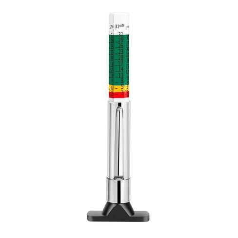 Tire Tread Depth Measuring - InstrumentSmart Color Coded Tire Tread Depth Gauge ，Trucks, SUVs & Motorcycles, Portable Tread Checker with Pocket Clip for Pre-Trip Inspections in Saudi Arabia