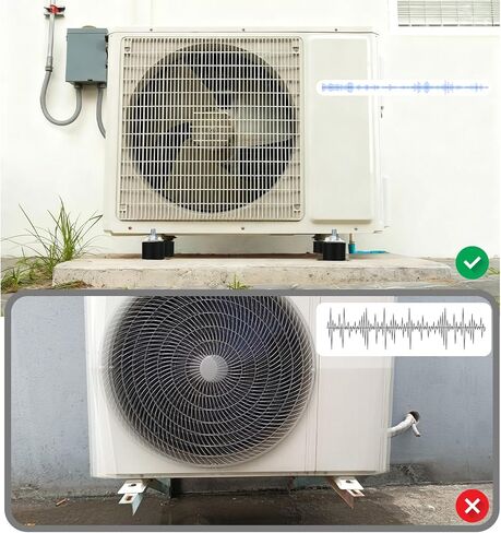 Rubber Vibration Isolator Mounts, 40 x 30mm Shock Absorber Rubber Mounts, with M10 x 23mm Studs 4 Pcs in Kuwait