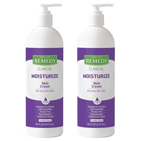 كريم البشرة الطبي من ميدلاين ريميدي، رائحة الفانيليا (16 أونصة سائلة)، عدد 2، كريم مرطب للوجه والجسم لجميع الأعمار، خالي من البارابين والكبريتات، تركيبة سريعة الامتصاص، مرطب للبشرة لا يسبب الحساسية in Kuwait