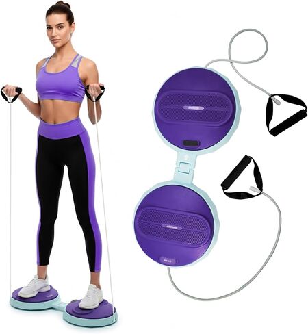 أداة تمرين آلة تويستر للخصر، لوحة آب تويستر مع شاشة رقمية LED ذكية، أداة تويستر بدون ضوضاء لمعدات الصالة الرياضية المنزلية in Kuwait