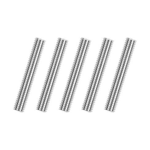 5PCS M2x200mm Fully Threaded Rods, 304 Stainless Steel Right Hand Thread Studs, M2-0.4 Pitch All Thread Bar for Furniture, Machinery, DIY Repairs in Saudi Arabia