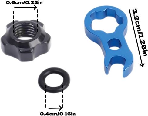 مجموعتان من ملحقات إطارات الدراجات، صمام صمولة الدراجة الممتاز، ساق صمام مع صمولة للدراجات الجبلية/الطرق (تتضمن مفتاح الربط وحلقة الختم) in Kuwait