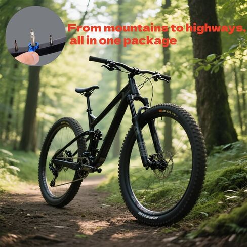 مجموعتان من ملحقات إطارات الدراجات، صمام صمولة الدراجة الممتاز، ساق صمام مع صمولة للدراجات الجبلية/الطرق (تتضمن مفتاح الربط وحلقة الختم) in Kuwait