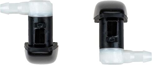 HiSport Windshield Sprinkler Wiper Nozzle - Compatible with 2002-2012 Jeep Wrangler 2002-2006 Jeep TJ - Replace 55156728AB in Saudi Arabia