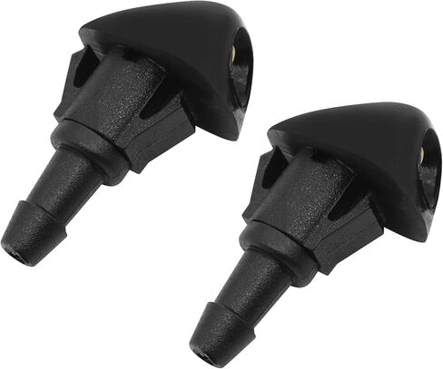 HiSport Windshield Sprinkler Wiper Nozzle - Compatible with 2002-2012 Jeep Wrangler 2002-2006 Jeep TJ - Replace 55156728AB in Saudi Arabia