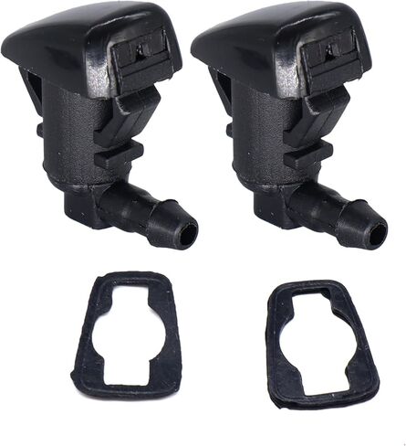 HiSport Windshield Sprinkler Wiper Nozzle - Compatible with 2002-2012 Jeep Wrangler 2002-2006 Jeep TJ - Replace 55156728AB in Saudi Arabia