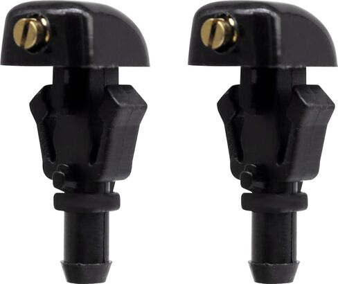 HiSport Windshield Sprinkler Wiper Nozzle - Compatible with 2002-2012 Jeep Wrangler 2002-2006 Jeep TJ - Replace 55156728AB in Saudi Arabia