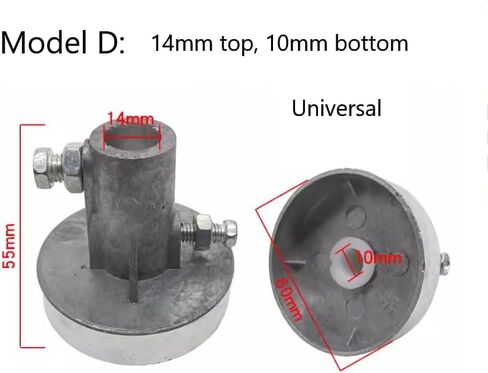 Washing Machine Spin Dryer Tub Coupling (Suitable for Semi-Automatic Twin-Tub Washing Machines, Spin Dryer Tubs, and Spin Dryer Motor Accessories) (Model A(14mm top12mm bottom)) in Kuwait