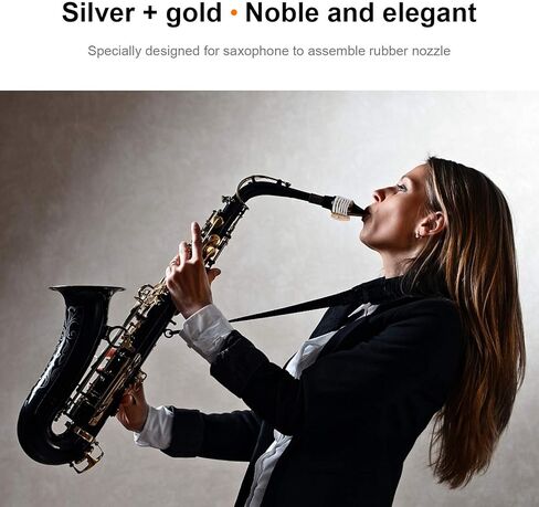 Stainless Steel Saxophone Ligature Silver Mouthpiece Sax Ligature Alto Saxophone Ligature Alto Saxophone Mouthpiece Ligature for Sax Mouthpiece Instrument (Alto) in Saudi Arabia
