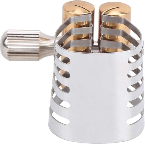Stainless Steel Saxophone Ligature Silver Mouthpiece Sax Ligature Alto Saxophone Ligature Alto Saxophone Mouthpiece Ligature for Sax Mouthpiece Instrument (Alto) in Saudi Arabia