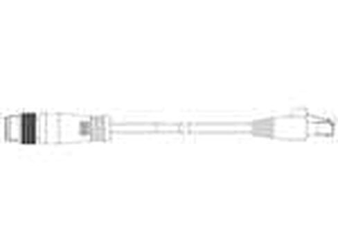 Woodhead/Molex, E16A06002M030, M12 to Rj45 Enet 3M Cordset (3 Item/s) in Saudi Arabia
