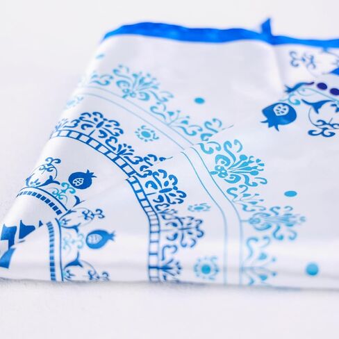 Challah Bread Covers, Included 3 Printed Pattern with Jewish Culture and Flowers, Bringing Elegance to Shabbat Table. Perfect Jewish Housewarming, Holiday, or Shabbat Gift in Kuwait