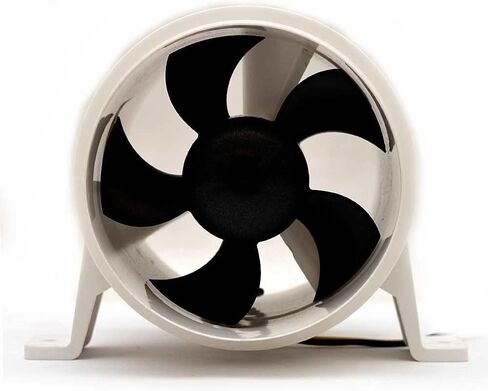 Attwood Turbo 4000 Series II Water-Resistant, In-Line Blower - 12V - White in Saudi Arabia