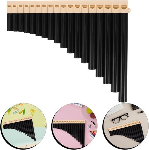 16 أنبوبًا للتمرين، أداة بانبيب صينية تقليدية باللون البني، مجموعة فلوت لتعليم الموسيقى والأداء للمبتدئين والطلاب in Kuwait