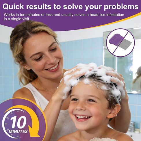 Miguelina Head Lice Treatment, Extra Strength Treats Lice&Eggs, one time All Gone, 3.38 fl oz in Saudi Arabia