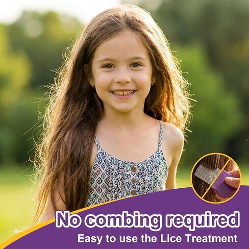 Miguelina Head Lice Treatment, Extra Strength Treats Lice&Eggs, one time All Gone, 3.38 fl oz in Saudi Arabia