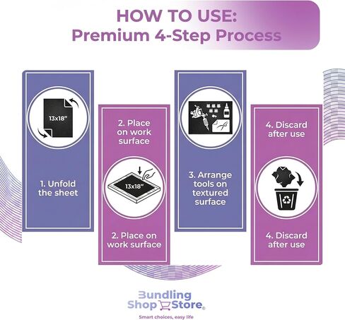 125 Black Tattoo Bibs & Nail Table Mats (13"x18") – Waterproof Disposable Tray Covers for Tattooing, Piercing & Manicures – 3-Ply Absorbent Workstation Sheets & Lap Cloths in Saudi Arabia