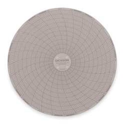 Circular Chart, 6 in, 0 to 100F, 7 Day, PK60 in Kuwait