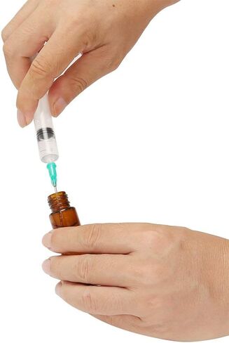 Dispensers Applicator Syringes Set, 5 Pack 3ml Plastic Syringes with Dispensing Needles and Caps for DIY Quilling, Acrylic Painting, Oiler Bottle, Craft, Artwork Hobbies in Kuwait