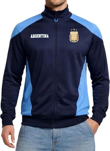 Icon Sports Officially Licensed Argentine Football Association Lionel Messi Track Jacket - Unisex Adult in Saudi Arabia