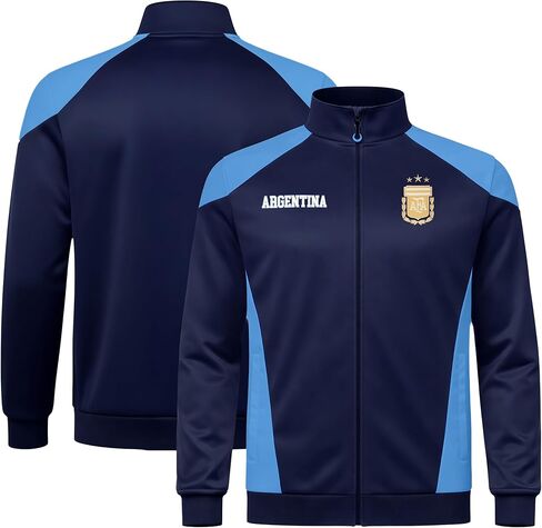 Icon Sports Officially Licensed Argentine Football Association Lionel Messi Track Jacket - Unisex Adult in Saudi Arabia