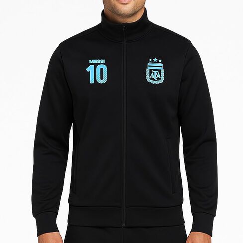 Icon Sports Officially Licensed Argentine Football Association Lionel Messi Track Jacket - Unisex Adult in Saudi Arabia