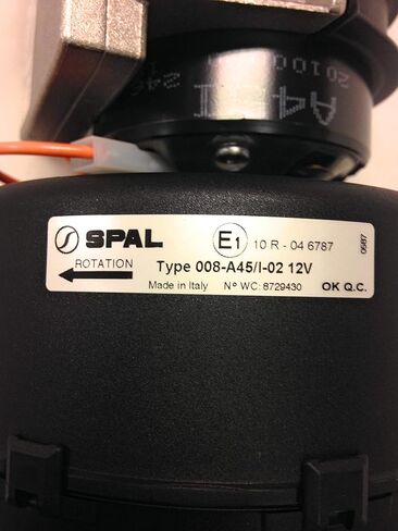 Spal USA 30003100 Single Wheel 12 Volt Blower with EMI/RFI Suppression in Saudi Arabia