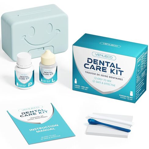 Zinc Oxide Eugenol Cement Dental Care Kit Glue for Crowns & Bridges Filling in Saudi Arabia