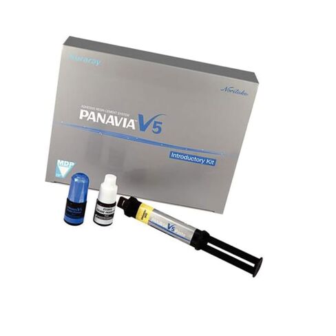 Kuraray 3605EU، مجموعة مقدمة من الأسمنت الراتنجي للأسنان من PANAVIA V5، أسمنت راتينج لاصق عالمي مزدوج العلاج من أجل ترميمات متينة تدوم طويلاً in Kuwait