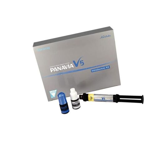 Kuraray 3605EU، مجموعة مقدمة من الأسمنت الراتنجي للأسنان من PANAVIA V5، أسمنت راتينج لاصق عالمي مزدوج العلاج من أجل ترميمات متينة تدوم طويلاً in Kuwait