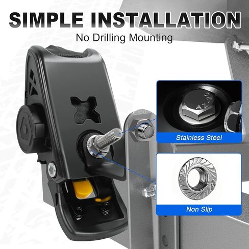 الترباس على أشرطة سقاطة القارب، ربطات مقطورة رافدة قابلة للسحب، 2 × 50 بوصة، قوة كسر 2200 رطل، حزام رافدة قابل للتركيب للخدمة الشاقة للملح والمياه العذبة البحرية Jetski Snowmobile ATV in Kuwait