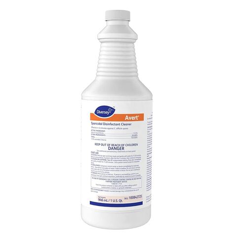 Diversey 100895931 Avert Sporicidal Disinfectant Cleaner, Hospital Grade Kills C. Difficile Spores, Extra Large Size Wipes, 160-Wipes, 1-Bucket in Saudi Arabia