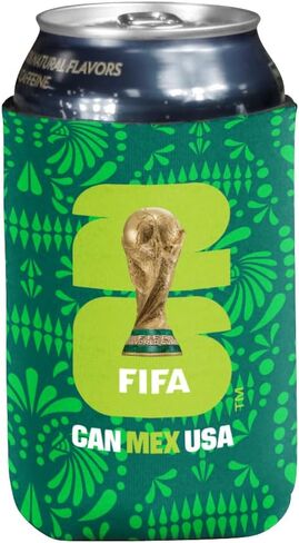 غطاء علبة معزول لفريق كأس العالم لكرة القدم 2026 من FIFA - مرخص رسميًا - يحافظ على المشروبات باردة لساعات - هدية رائعة لمحبي كرة القدم in Kuwait