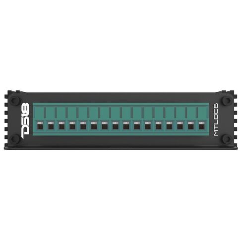 DS18 MTLOC6 6-Channel High-to-Low Level Line Output Converter with Remote Turn-On | Selectable 20/60/20kΩ Input Impedance | Aluminum Housing with Bass Boost (0–12dB) in Saudi Arabia