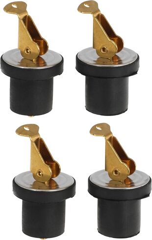 Boat Drain Plug Brass Boat Plug Snap Rubber Plugs Deck Plug for Boat Marine Twist Accessories in Kuwait