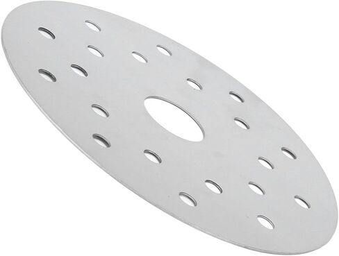 موزع للحرارة، قرص تحويل حثي من الفولاذ المقاوم للصدأ، توزيع متساوي للحرارة لموقد الغاز والموقد الزجاجي (قطر 16.5 سم / 6.5 بوصة) in Kuwait