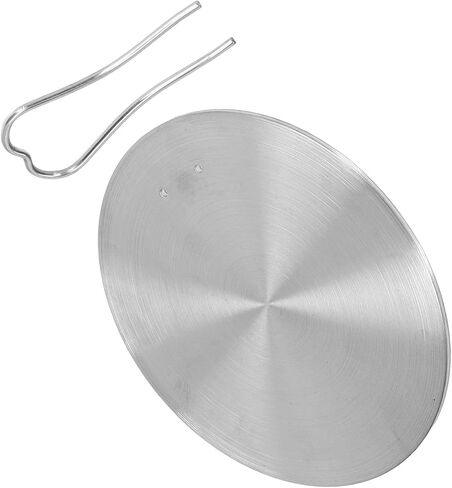 GLOGLOW Heat Diffuser Plate, Stainless Steel Cooking Plate, Induction Adapter for All Cooktops, Perfect for Iron and Ceramic Pots (16#) in Saudi Arabia