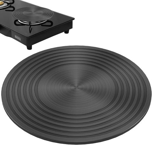 Heat Diffuser for Gas Stove, 11 inch Non-Stick Coating Heat Diffuser Plate, Aluminum Alloy Gas Reducer Flame Guard Simmer Ring Plate, Round Fast Defrosting Tray, Cookware Accessories in Saudi Arabia