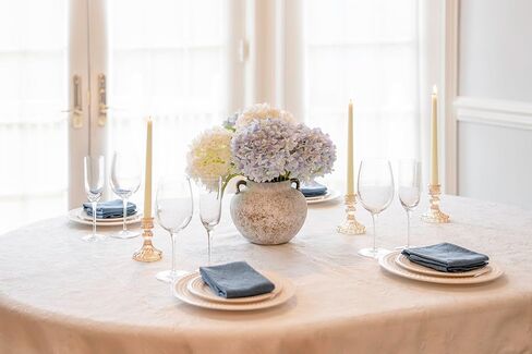 مزهرية من السيراميك البيضاء المصنوعة يدويًا ، مزهرية من الفخار المزخرفة مع أذنين للقطاعات المركزية ، المطبخ ، غرفة المعيشة ، هدايا ديكور غرفة النوم (بيج أبيض*، قصير) in Kuwait