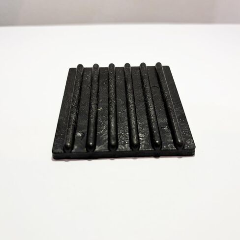 Black Rubber Gasket Pad Ribbed Anti-Vibration Isolation Pad ABS Material Fill and Level Up in Kuwait