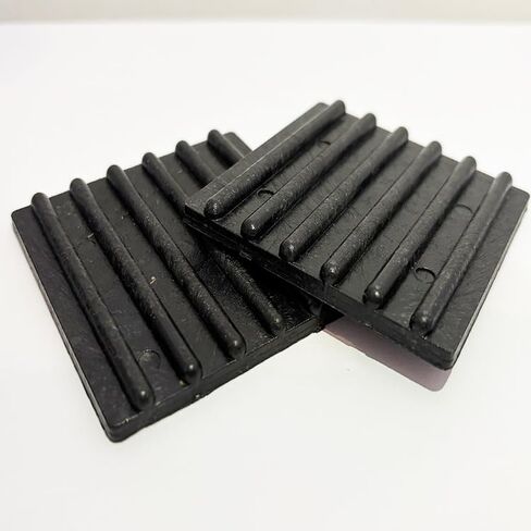 Black Rubber Gasket Pad Ribbed Anti-Vibration Isolation Pad ABS Material Fill and Level Up in Kuwait