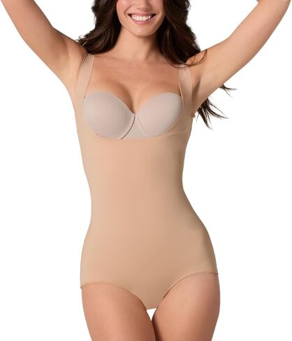 Leonisa Body Shaper Seamless Firm Tummy Control Shapewear Bodysuits for Women Black in Kuwait