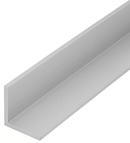 92" Clear Anodized Aluminum Angle – 2" x 2" x 1/8" Thick – 6063-T6 Alloy – Architectural Corner Trim – Rust-Resistant Right Angle Bar in Saudi Arabia