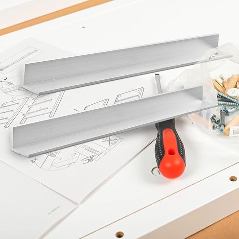 زاوية ألومنيوم 6061 T6511 مطحنة مخزون لمشاريع DIY بناء المباني الصناعية أكثر متانة ويمكن قصها لتناسب (1 بوصة × 1 بوصة × 1/4 بوصة قطعتان) in Kuwait