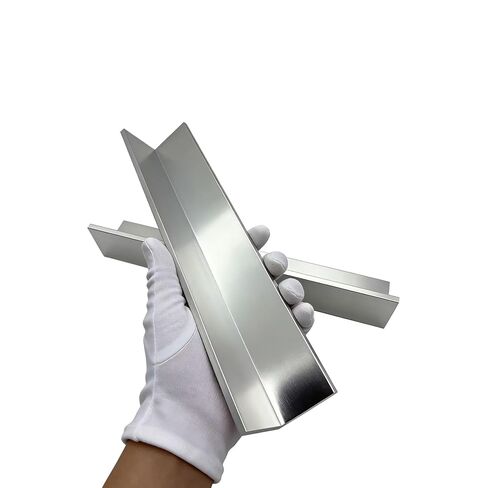 2PCS 2" x 2"x 1/4" Aluminum Angle,12" Length,（6mm Thick）,6061 Structural Angle Aluminum Stock Profile,90-Degree Angled Aluminum Extrusion, Weldable Metal,Structural, Window Frames, Roofs, Railings in Saudi Arabia