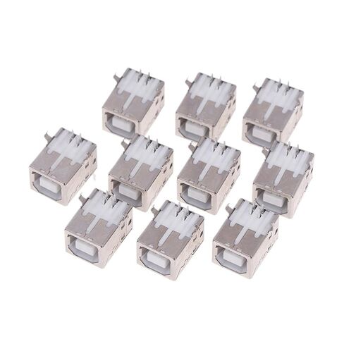 fengpeng 10pcs/lot USB B Type Female Socket Connector G45 Square Interface for Printer Data in Kuwait